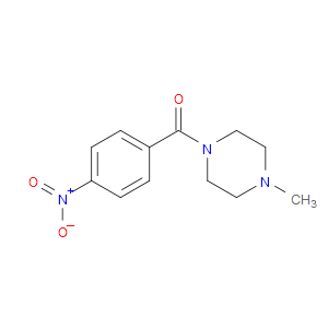 (4-METHYLPIPERAZIN-1-YL)(4-NITROPHENYL)METHANONE