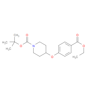 TERT-BUTYL 4-(4-(ETHOXYCARBONYL)PHENOXY)PIPERIDINE-1-CARBOXYLATE - Click Image to Close