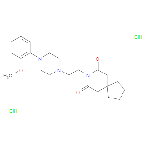 8-(2-(4-(2-METHOXYPHENYL)PIPERAZIN-1-YL)ETHYL)-8-AZASPIRO[4.5]DECANE-7,9-DIONE DIHYDROCHLORIDE - Click Image to Close