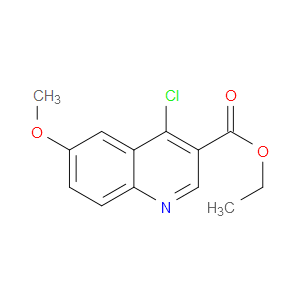 ETHYL 4-CHLORO-6-METHOXYQUINOLINE-3-CARBOXYLATE