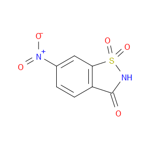 6-NITROBENZO[D]ISOTHIAZOL-3(2H)-ONE 1,1-DIOXIDE