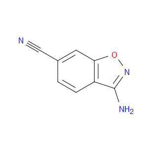 3-AMINO-1,2-BENZISOXAZOLE-6-CARBONITRILE - Click Image to Close