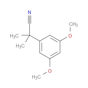 2-(3,5-DIMETHOXYPHENYL)-2-METHYLPROPANENITRILE