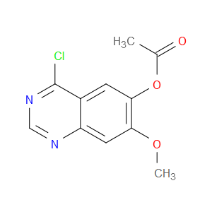 4-CHLORO-7-METHOXYQUINAZOLIN-6-YL ACETATE