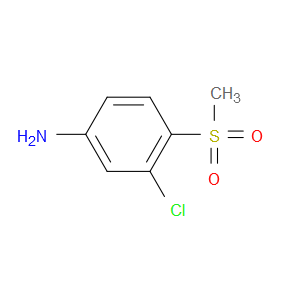 3-CHLORO-4-METHYLSULFONYLANILINE