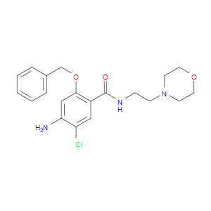 4-AMINO-2-(BENZYLOXY)-5-CHLORO-N-[2-(MORPHOLIN-4-YL)ETHYL]BENZAMIDE