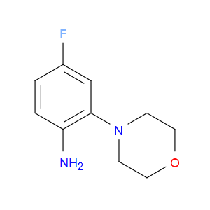 4-FLUORO-2-MORPHOLINOANILINE - Click Image to Close