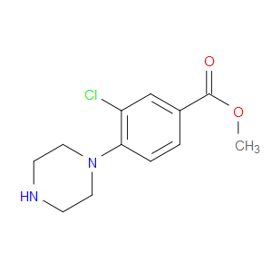 METHYL 3-CHLORO-4-PIPERAZINOBENZOATE