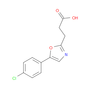 5-(4-CHLOROPHENYL)OXAZOLE-2-PROPIONIC ACID - Click Image to Close