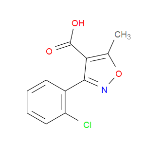 3-(2-CHLOROPHENYL)-5-METHYLISOXAZOLE-4-CARBOXYLIC ACID