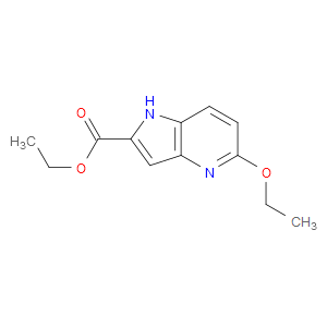 ETHYL 5-ETHOXY-1H-PYRROLO[3,2-B]PYRIDINE-2-CARBOXYLATE