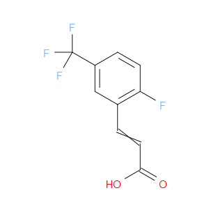 2-FLUORO-5-(TRIFLUOROMETHYL)CINNAMIC ACID - Click Image to Close