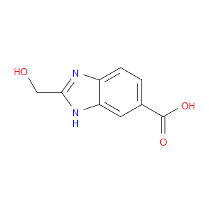 2-HYDROXYMETHYL-1H-BENZOIMIDAZOLE-5-CARBOXYLIC ACID HYDROCHLORIDE - Click Image to Close