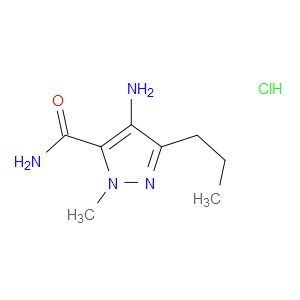 4-AMINO-1-METHYL-3-PROPYL-1H-PYRAZOLE-5-CARBOXAMIDE HYDROCHLORIDE - Click Image to Close