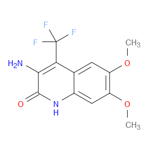 2(1H)-QUINOLINONE, 3-AMINO-6,7-DIMETHOXY-4-(TRIFLUOROMETHYL)- - Click Image to Close