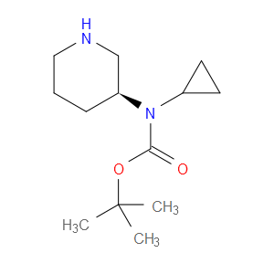 (S)-TERT-BUTYL CYCLOPROPYL(PIPERIDIN-3-YL)CARBAMATE