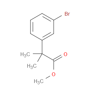 METHYL 2-(3-BROMOPHENYL)-2-METHYLPROPANOATE - Click Image to Close