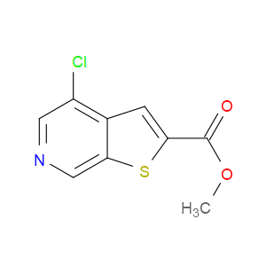 METHYL 4-CHLOROTHIENO[2,3-C]PYRIDINE-2-CARBOXYLATE - Click Image to Close
