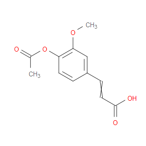 4-ACETOXY-3-METHOXYCINNAMIC ACID - Click Image to Close