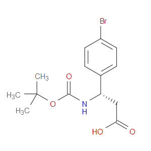 (S)-3-(4-BROMOPHENYL)-3-((TERT-BUTOXYCARBONYL)AMINO)PROPANOIC ACID