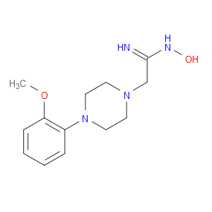 4-(2-METHOXYPHENYL)-1-PIPERAZINEACETAMIDOXIME