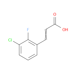 3-CHLORO-2-FLUOROCINNAMIC ACID - Click Image to Close