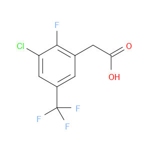 3-CHLORO-2-FLUORO-5-(TRIFLUOROMETHYL)PHENYLACETIC ACID - Click Image to Close