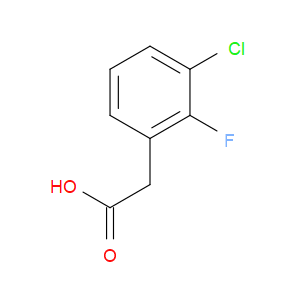 3-CHLORO-2-FLUOROPHENYLACETIC ACID