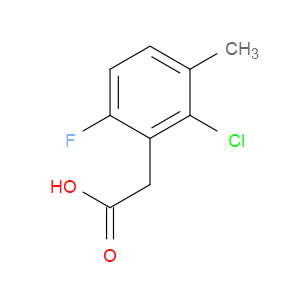 2-CHLORO-6-FLUORO-3-METHYLPHENYLACETIC ACID - Click Image to Close