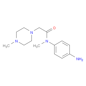 N-(4-AMINOPHENYL)-N-METHYL-2-(4-METHYLPIPERAZIN-1-YL)ACETAMIDE