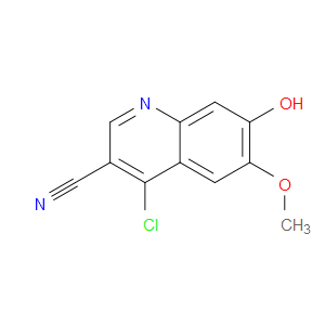 4-CHLORO-7-HYDROXY-6-METHOXYQUINOLINE-3-CARBONITRILE - Click Image to Close