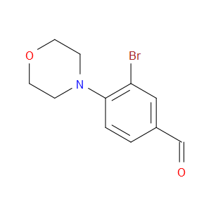 3-BROMO-4-MORPHOLINOBENZALDEHYDE - Click Image to Close