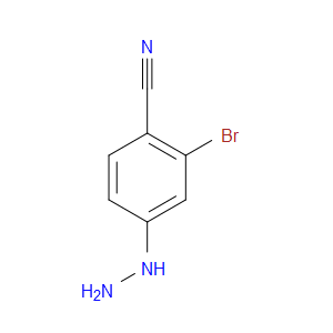 2-BROMO-4-HYDRAZINYLBENZONITRILE