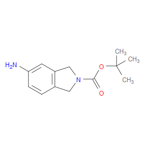 TERT-BUTYL 5-AMINOISOINDOLINE-2-CARBOXYLATE - Click Image to Close