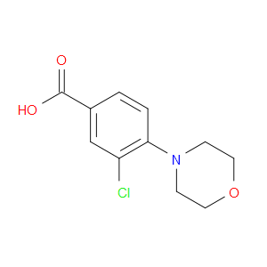 3-CHLORO-4-MORPHOLINOBENZOIC ACID - Click Image to Close