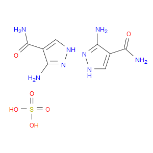 3-AMINO-4-PYRAZOLECARBOXAMIDE HEMISULFATE