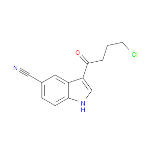 3-(4-CHLOROBUTANOYL)-1H-INDOLE-5-CARBONITRILE
