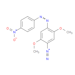 BENZENEDIAZONIUM, 2,5-DIMETHOXY-4-[(4-NITROPHENYL)AZO]-