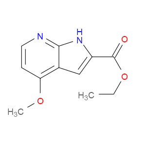 ETHYL 4-METHOXY-1H-PYRROLO[2,3-B]PYRIDINE-2-CARBOXYLATE