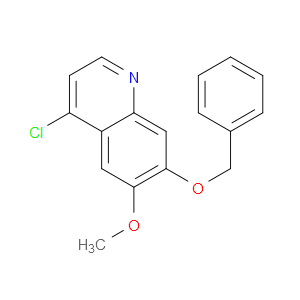 7-(BENZYLOXY)-4-CHLORO-6-METHOXYQUINOLINE