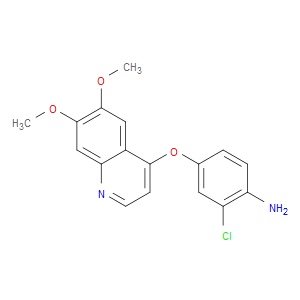 2-CHLORO-4-((6,7-DIMETHOXYQUINOLIN-4-YL)OXY)ANILINE - Click Image to Close