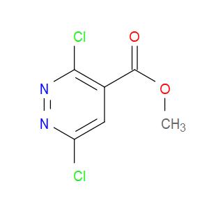 METHYL 3,6-DICHLOROPYRIDAZINE-4-CARBOXYLATE - Click Image to Close