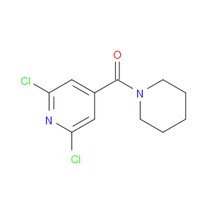 2,6-DICHLORO-4-(PIPERIDIN-1-YLCARBONYL)PYRIDINE