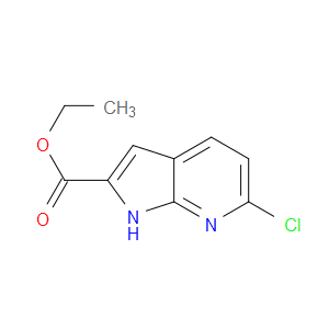 ETHYL 6-CHLORO-1H-PYRROLO[2,3-B]PYRIDINE-2-CARBOXYLATE