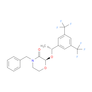 (R)-4-BENZYL-2-((R)-1-(3,5-BIS(TRIFLUOROMETHYL)PHENYL)ETHOXY)MORPHOLIN-3-ONE