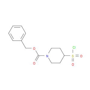 BENZYL 4-(CHLOROSULFONYL)PIPERIDINE-1-CARBOXYLATE