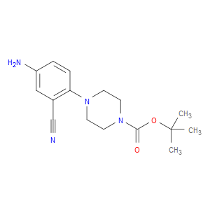 TERT-BUTYL 4-(4-AMINO-2-CYANOPHENYL)PIPERAZINE-1-CARBOXYLATE - Click Image to Close