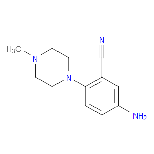 5-AMINO-2-(4-METHYLPIPERAZIN-1-YL)BENZONITRILE