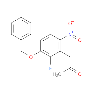 1-(3-(BENZYLOXY)-2-FLUORO-6-NITROPHENYL)PROPAN-2-ONE - Click Image to Close