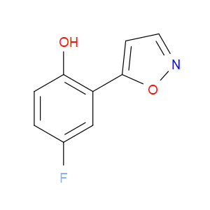 4-FLUORO-2-(5-ISOXAZOLYL)PHENOL - Click Image to Close